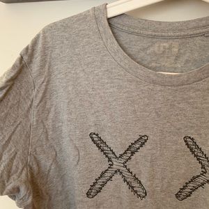KAWS x UNIQLO Grey Tee